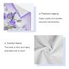 ALAZA Purple Butterfly Iris Flower Towel Bathroom Sets 1 Bath Towel 1 Hand Towel 1 Washcloth Soft Luxury Decorative Set of 3 Multipurpose for Kitchen Home Spa view 4