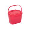 Addis Everyday Kitchen Food Waste Compost Caddy Bin, 4.5 Litre, Pomegranate view 1