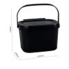 Addis Everyday Kitchen Food Waste Compost Caddy Bin, 4.5 Litre, Pomegranate view 4