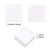 BENECREAT 36PCS White Gemstone Display Box Mini Square Acrylic Jewelry Box Container 1.2x1.2x0.6 with Clear Top Lids and Sponge for Festival Gems,Jewelry Packing view 2