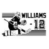 Personalized Hockey Goalie Player Wall Decal - Choose Your Name and Number Custom Player Jerseys Sport Vinyl Sticker Decor Kids Bedroom Des-3 (22x40 in) view 2