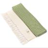 Madamelique Exclusive Hand Towels Set of 2-18 x 40 Inches - Decorative Bathroom Peshtemal Towel for Hand, Face, Hair, Yoga, Tea, Dishcloth, Kitchen and Bath - 100% Pure Cotton (Olive) view 3