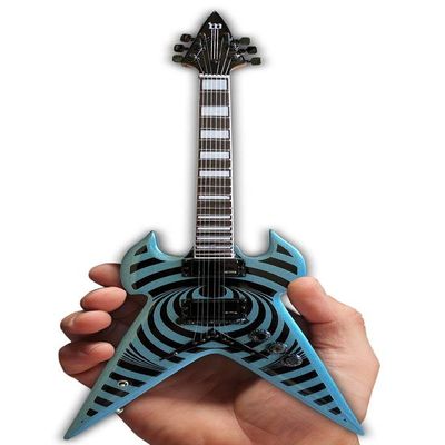 AXE HEAVEN Miniature Blue Vertigo Mini Guitar Guitar Replica Collectible - DECORATIVE MODEL