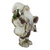 12" Standing Snow Lodge Santa Christmas Figure with a Lantern view 3