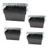 (4 Pack) Heavy Duty E-Track Storage Bin for E-Track Systems - Large E-Track Basket Organizer for Trucks, Enclosed Trailer, Garage, Vehicles - E-Track Accessories for Enclosed Trailer view 1