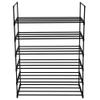 6-Tier Metal Shoe Rack, Stackable Shoe Tower, Shoe Storage Organizer Metal Cabinet Durable Multifunctional Shelf for Living Room, Entryway view 4