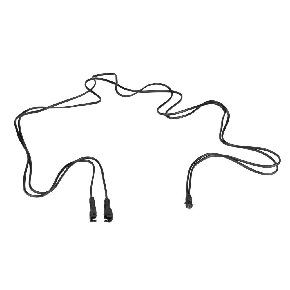 78 Inches 2 Pin Splitter Lead Y Power Cable Used to Connect 2 Electric Recliner Motors of Chair Lifts to 1 Power Transformer