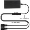 78 Inches 2 Pin Splitter Lead Y Power Cable Used to Connect 2 Electric Recliner Motors of Chair Lifts to 1 Power Transformer view 3