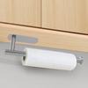 DEKAVA Paper Towel Holder Under Cabinet for Kitchen, Adhesive Paper Towel Holder Wall Mount, SUS304 Stainless Steel 13 inch(2,Silver view 3