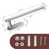DEKAVA Paper Towel Holder Under Cabinet for Kitchen, Adhesive Paper Towel Holder Wall Mount, SUS304 Stainless Steel 13 inch(2,Silver view 4
