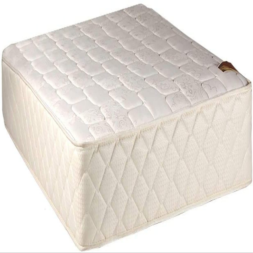 DS USA Grandeur Deluxe Twin Size Medium Firm Two-Sided Mattress Only with Mattress Cover Protector - Fully Assembled, Spine Support, Long Lasting Comfort, Quilted Fabric Cover