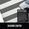 GORILLA GRIP The Original Ironing Board Cover and Pad, Silicone Coating, 400F Scorch Resistant Thick Padding, Heavy Duty Iron Covers Standard Boards, Hook and Loop Fastener Strap, Striped 15x54 view 4