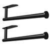 DEKAVA Under Cabinet Wall Mount Paper Towel Holder, Self-Adhesive Bar, Stainless Steel 13 inch (Black, 2) view 1