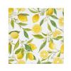 Lemon Flowers Cloth Napkins Washable Reusable Polyester Dinner Napkins 20 x 20 Inch for Home Weddings Parties Holiday Table Napkins Set of 1 view 1