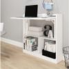 Wddwymll Wall Folding Desk Table,Small Space Saving Floating Desk,Wall Mounted Table with Storage Shelves,Capacity 60KG,for Office,Living Room,Kitchen view 2