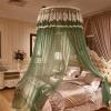 005 Dome Mosquito Net Princess Bed Canopy Netting Curtain Round Lace, Suitable for 1.5m 1.8m Bed, Hooks Ceiling Hooks Bed Canopy Hooks for Home, view 2