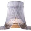 005 Mosquito Bed with Telescopic Rod, Net Elegant Lace Round Dome Tent, Yarn Netting Bed Canopies Beautifully Decorated, Suitable Bedroom Bed Tents for Girls view 1