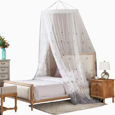005 Hanging Bed Dome Canopy Easy Installation Hanging Bed Canopy Mosquito Net for Single to King Size Beds, Mosquito Net for Bed (Color : Gray, Size : 1.8-2.0MBED)