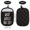 What Would Ina Do Baking Oven Pads Pot Holder with Pocket (What Would INA DO) view 2