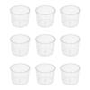 Aicosineg 50Pcs 15ml Plastic Graduated Measuring and Mixing Pitcher Measuring Beaker PP Measuring Pitcher Pour Cup Plastic Measuring Cups for Sugar Vinegar Lab Kitchen Liquid Transparent view 1