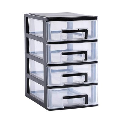 4 Layers drawer storage organizer drawers desktop plastic three craft Type Storage Box Plastic Mini