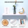 AZSKY 24 Inch Picture Ledge Shelf Floating Shelves Wall Mounted Set of 3 White view 3