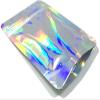 100PCS Metallic Zip Lock Bags Aluminum Foil Mylar Bags Glossy Reusable Reclosable Smell Proof Heat Sealable Packaging Bag for Candy Jewelry Food Grade Double Side Silver Zipper Pouch (3.3x5.1 Inch) view 4