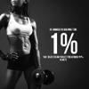 YOKIKI Gym Wall Quote in Order to Become The 1% Vinyl Wall Sticker Home Decor Stikers for Home Decor Decal Vinyl Art Decal view 1