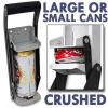 16 Oz Aluminum Can Crusher Amp Bottle Opener Heavy Duty Metal Wall Mounted Soda Beer Smasher Eco-Friendly Recycling Tool (Color : Green) view 3