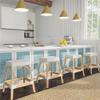 Butler Specialty Company Robias Rattan 24.5" Counter Stool - Glossy White view 2