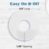 Set of 30 Blank White Closet Dividers for Hanging Clothes Clothing Rack Dividers for Organization view 4