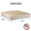 Dream Solutions USA DS USA Chiro Two-Sided Gentle Firm Queen Mattress Only with Mattress Cover Protector (Beige) - Orthopedic, Innerspring Coils, Long Lasting Comfort, Quilted Fabric Cover view 2