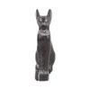 Ancient statues for cat made of black granite view 1