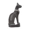 Ancient statues for cat made of black granite view 2