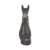 Ancient statues for cat made of black granite view 3