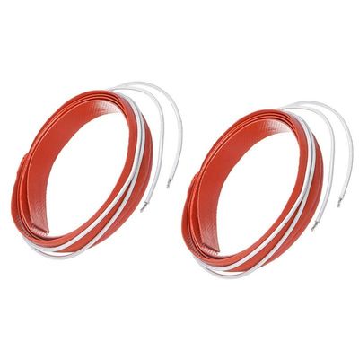ADUCI 1.2m 150W 12V Silicone Heater Strip for Windshield Screen Wiper Thermal Heating Pads Flexible Silicone Heater (Color : 2PC)