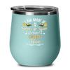 Consultant Wine Tumbler for Women Funny Sugar and Spice Credit Advice Sassy Idea for Banker Lender Credit Repair Specialist Travel Mug 12 Oz. Stainles view 1