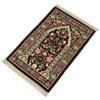 Muslim Prayer Mat Thick Islamic Turkish Chenille Praying Rug Portable Kneeling Rug, Vintage Floral Leaves Pattern Woven Jacquard Tassel Blanket view 1