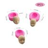 HEYANG Variety Face Cake Mold, Silicone Baby Face Baby Head Fondant Molds Shower Bomb Manufacturing Mould Super Light Weight Clay Soap Resin Chocolate Mold (3 pcs) view 3