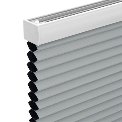 Changshade Cordless Cellular Shades, Blackout Honeycomb Shades for Windows, Pull Down Pleated Blinds, Easy to Install for Indoor Windows and French Doors,24" W x 48" H, Grey