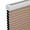 Changshade Cordless Cellular Shades, Blackout Honeycomb Shades for Windows, Pull Down Pleated Blinds, Easy to Install for Indoor Windows and French Doors,35" W x 72" H, Light Brown view 1