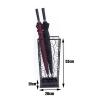 Umbrella Rack Hua The Black Umbrella Stand is A Solid Metal Umbrella Storage Rack, with Drip Tray, Suitable for Home Business Entrance, 20x20x56cm view 4