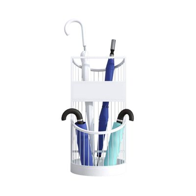 Umbrella Rack Hua Modern Creative Umbrella Stand Metal Umbrella Bucket, Anti-Rust and Durable, Umbrella Decoration Rack for Home Business Entrance, 25x55cm