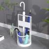 Umbrella Rack Hua Modern Creative Umbrella Stand Metal Umbrella Bucket, Anti-Rust and Durable, Umbrella Decoration Rack for Home Business Entrance, 25x55cm view 2