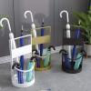 Umbrella Rack Hua Modern Creative Umbrella Stand Metal Umbrella Bucket, Anti-Rust and Durable, Umbrella Decoration Rack for Home Business Entrance, 25x55cm view 4