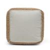 Christopher Knight Home Stekar Handcrafted Tufted Cube Pouf - Wool - Natural view 4