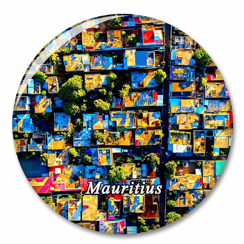 Mauritius Fridge Magnet Decorative Magnet Bottle Opener Tourist City Travel Souvenir Collection Gift Strong Refrigerator Sticker