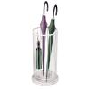 Umbrella Racks Metal Umbrella Stand Umbrella Holder with Marble Base, Large Capacity Umbrella Basket with Movable Drip Tray and Hook, 2550cm (Color : White) view 2