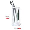 Umbrella Racks Metal Umbrella Stand Umbrella Holder with Marble Base, Large Capacity Umbrella Basket with Movable Drip Tray and Hook, 2550cm (Color : White) view 4