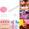 TOYANDONA Balloon Column Base Kit Plastic Poles for Wedding and Party Decorations Water-weighted Stand Non- Design Includes Balloon Clips view 2